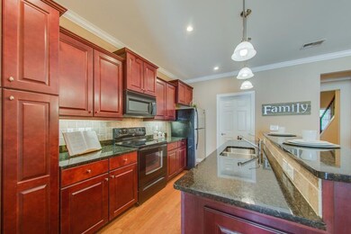 Ample cabinet and work space on granite counters! 