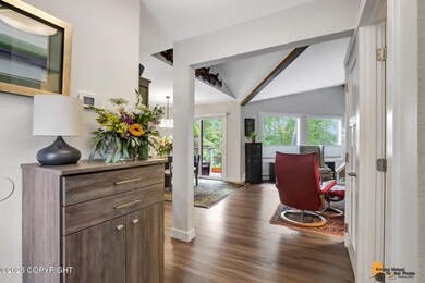 Foyer with Built-In Cabinet
