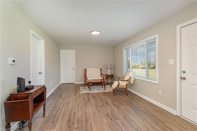 Den Area Open to Kitchen