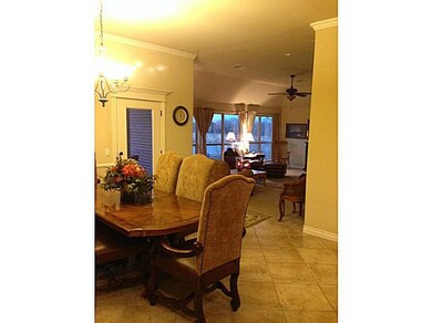 Dining Room. Open dining to living