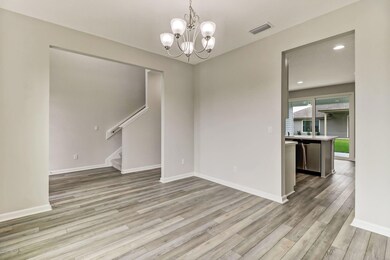 Dining Room view into house