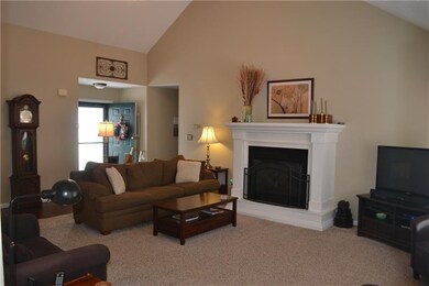 Vaulted 23x17 Family Room with Gas Fireplace