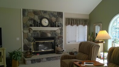 Fieldstone Natural Fireplace