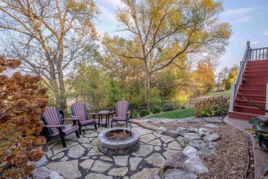 New fire pit area.