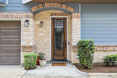 Notice the Texas Limestone framing the doorway, th