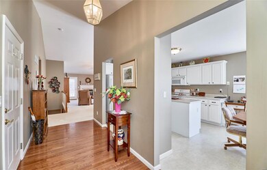 Spacious entry foyer.