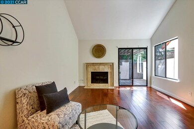 Large space with high ceiling and separate patio access sliding door!