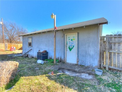 Side of garage