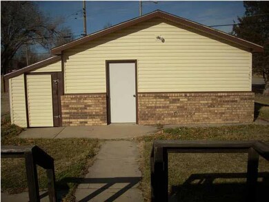 Garage as seen from the back deck of the 1 bedroom