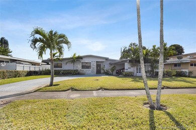Front view displaying Carport