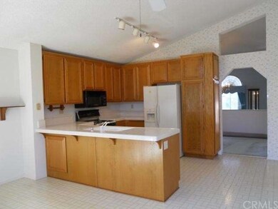View of kitchen from family room