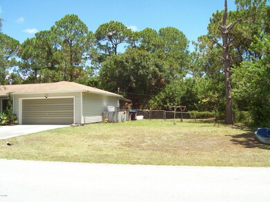 Very big open yard on the right of home