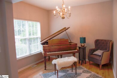 Dining Room being used as the piano/music room