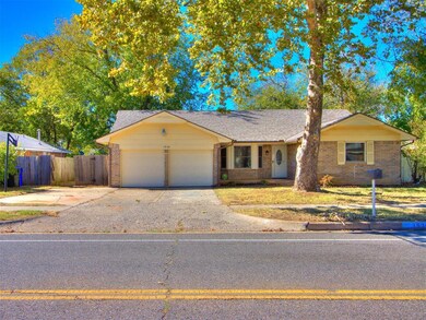 Ranch-style home with a garage