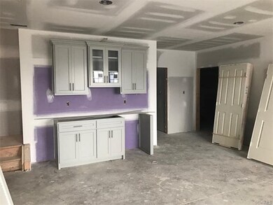 Basement bar and rec room space in walk out baseme