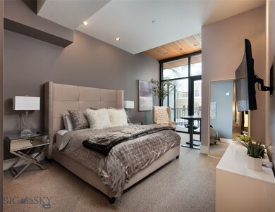 Spacious primary bedroom with its own east facing