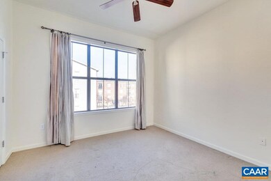 Airy room with high ceilings and lots of light.  V