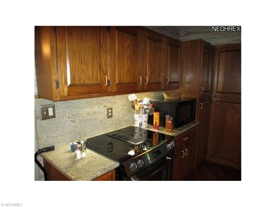 The kitchen has a lot of storage space ....