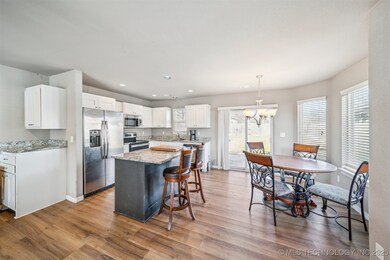 Open concept Kitchen & Dining.