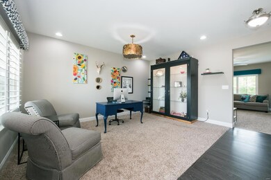 Front room being used as office, but could easily 