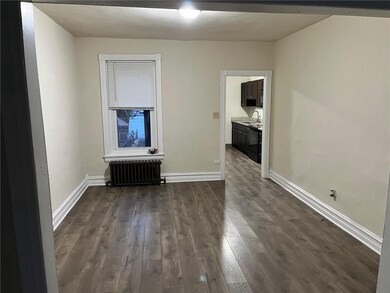 Dining room with view of the kitchen
