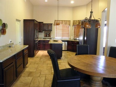View into dining and kitchen