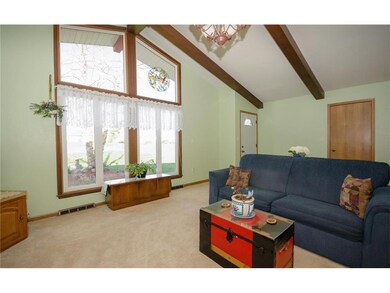 Welcoming entry w/adjoining living room