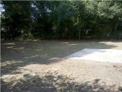 Large Backyard with patio slab