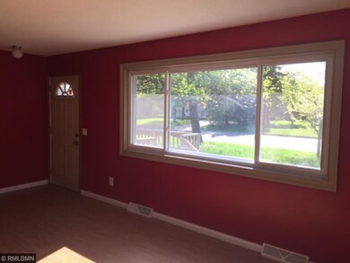 Living room area is nice and open with newer floor