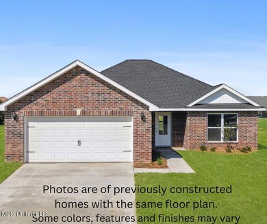 Photos are of previously constructed hom