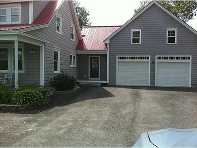 Exterior Front. oversized 28x38 garage