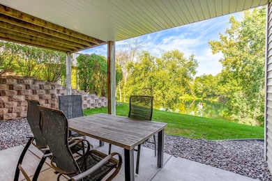 Relax and enjoy serene water views from your private patio.