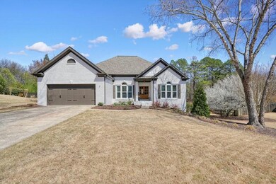 View of front of house featuring a front lawn, an 