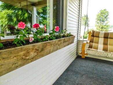 Front porch flower box
