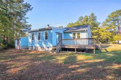 Rear view of the home.