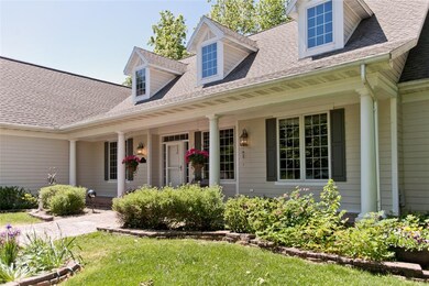 Inviting front porch