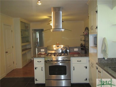 Completely renovated kitchen.  Tile floors, granit