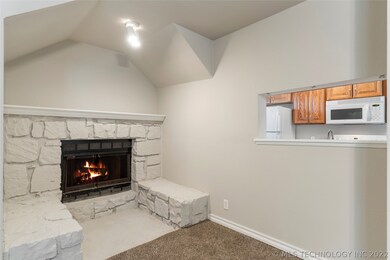 Fireplace with Seating