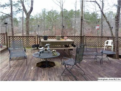 Deck on the lower level; steps from the main level
