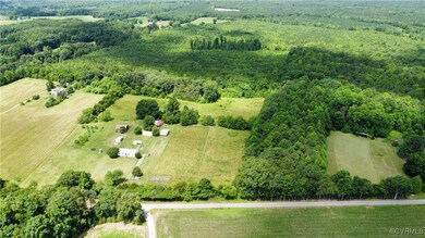 Bird's eye view with a rural view