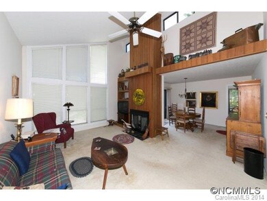 Living room open to dining rm