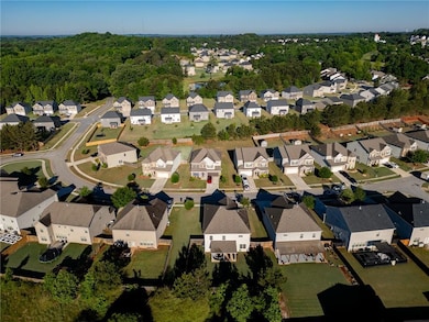 Aerial overview of property's location with nearby