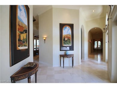 Front hallway/foyer and entry to great room/kitche