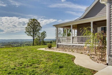 Wrap around covered porch.