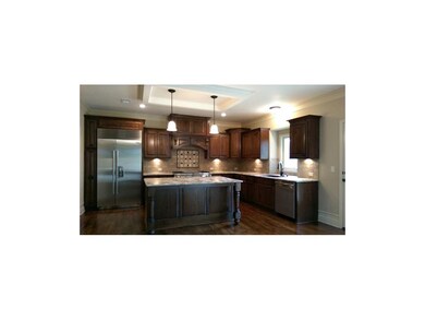 Spacious kitchen.