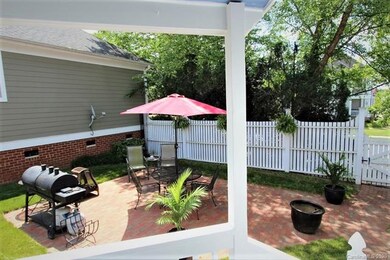Looking from the kitchen porch