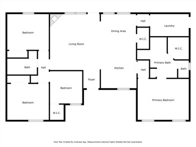 This floor plan features a spacious layout with fo