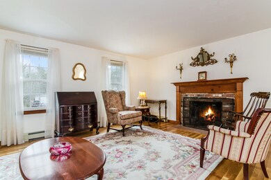 Fireplaced living room