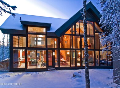 Glass House in the Forest