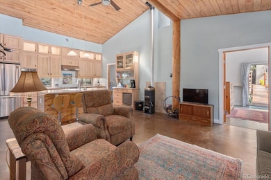 living room and kitchen main house